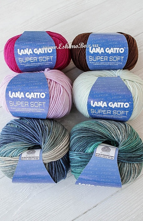 пряжа Lana Gatto Super soft Новосибирск